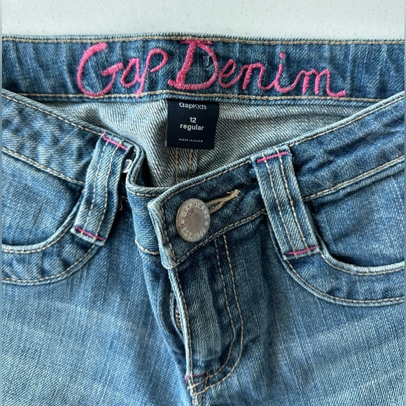 Gap Kids Denin jeans shorts girls size 12 regular - Picture 5 of 7